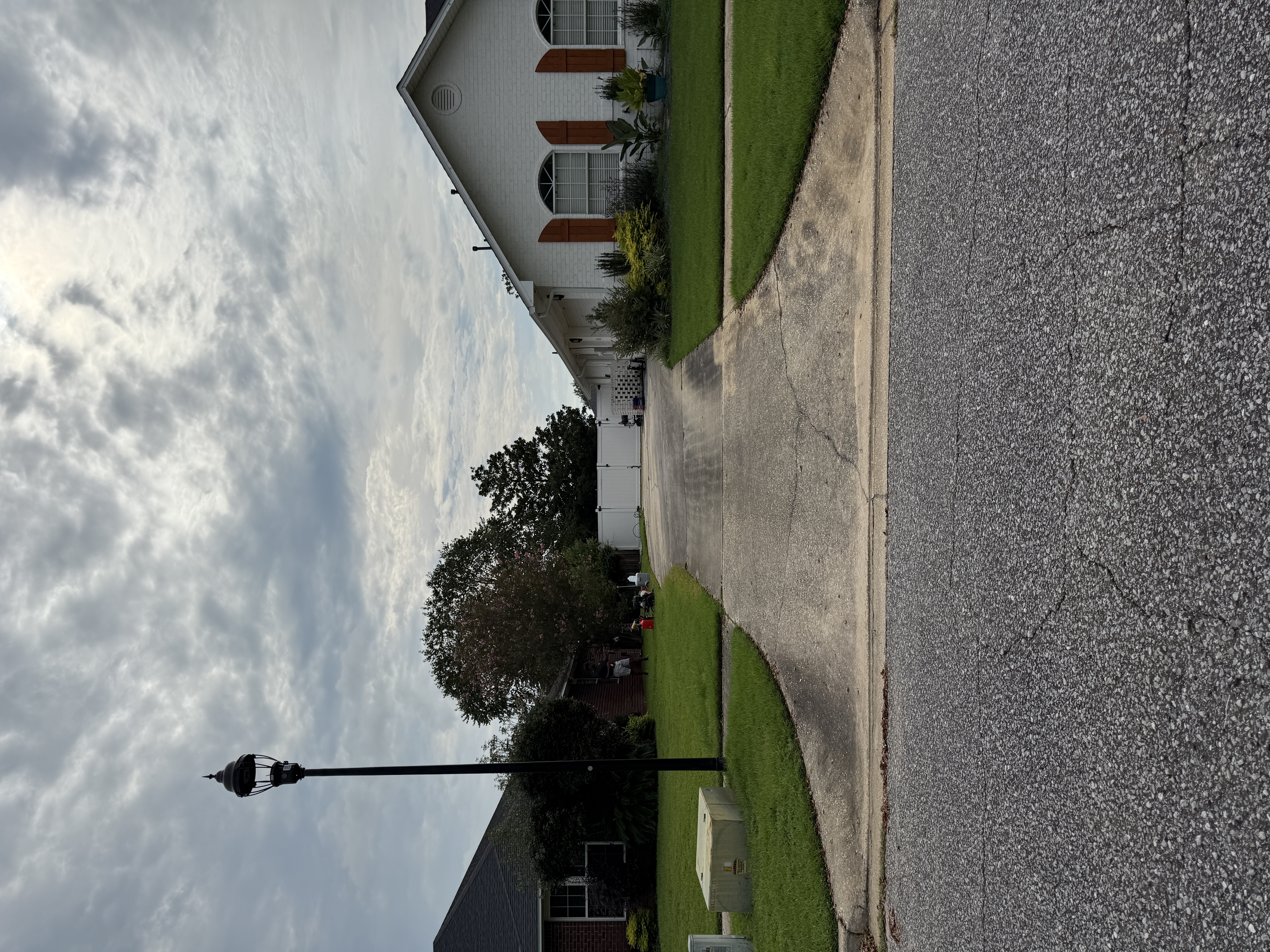 Before driveway pressure washing in Cantonment Florida