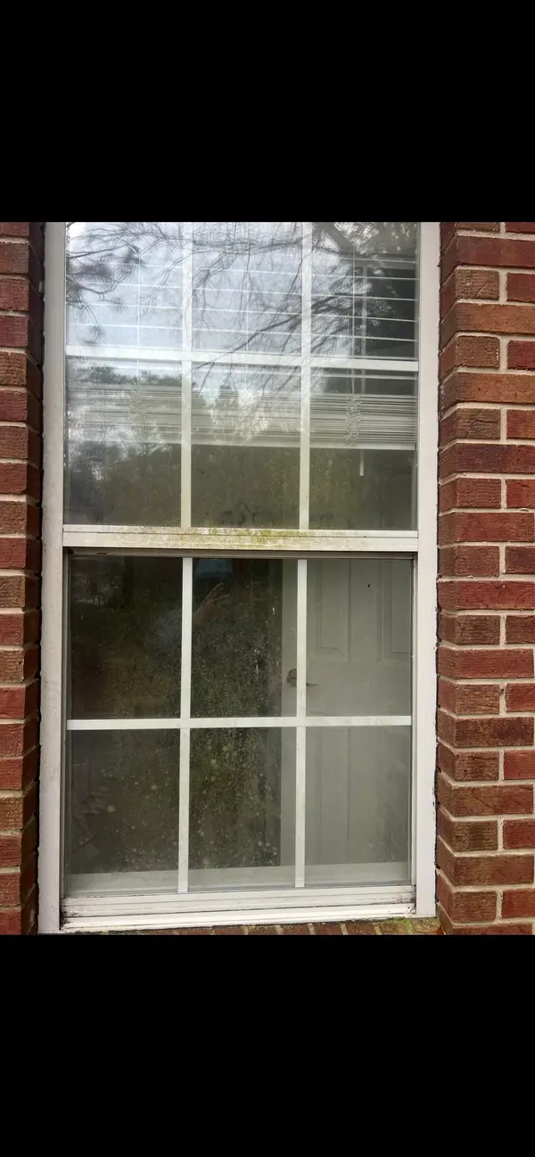 Before window cleaning on exterior glass in Pensacola