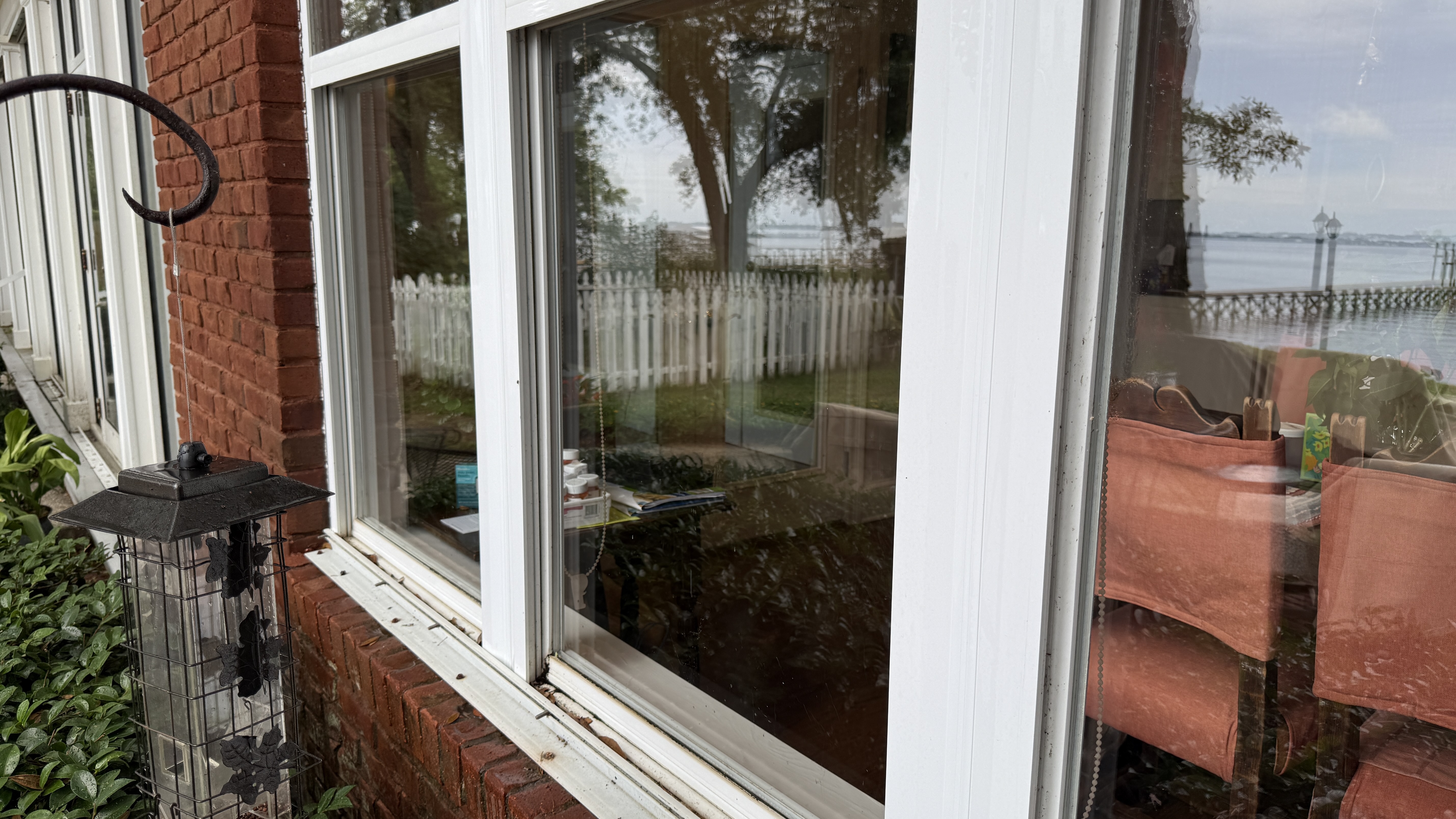 After window cleaning with clearer glass and brighter waterfront reflections