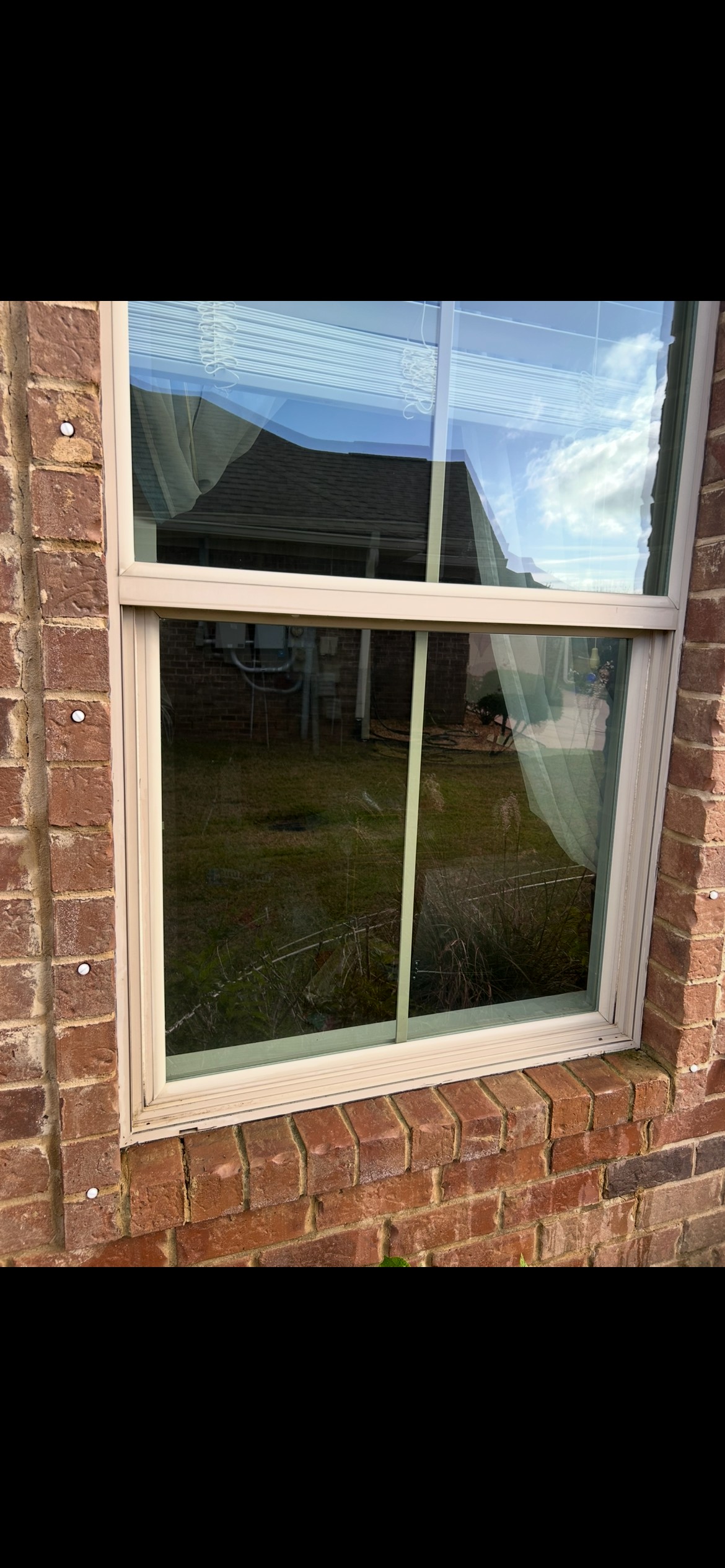 After window washing with cleaner glass in Gulf Breeze